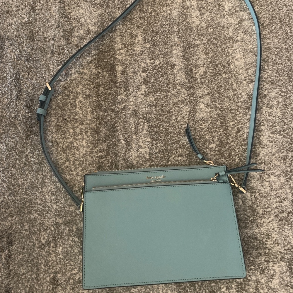 Kate Spade light blue crossbody